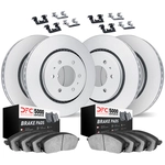 Order DYNAMIC FRICTION COMPANY - 4514-48026 - Front & Ensembre de disques de frein arrière For Your Vehicle