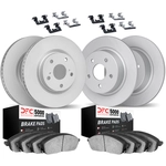 Order DYNAMIC FRICTION COMPANY - 4514-59021 - Front & Ensembre de disques de frein arrière For Your Vehicle