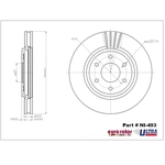 Order ULTRA - NI493 - Disc Brake Rotor For Your Vehicle