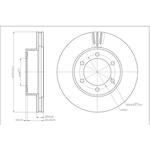 Order ULTRA - TO6142 - Front Disc Brake Rotor For Your Vehicle