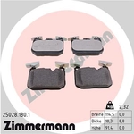 Order ZIMMERMANN - 25028.180.1 - Disc Brake Pad Set For Your Vehicle