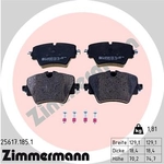 Order ZIMMERMANN - 25617.185.1 - Disc Brake Pad Set For Your Vehicle