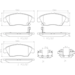 Order Plaquettes avant en céramique de qualité supérieure by BREMBO - P28023N For Your Vehicle