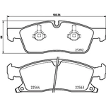 Order Plaquettes avant en céramique de qualité supérieure by BREMBO - P37022N For Your Vehicle