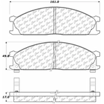 Order Front Premium Ceramic Pads by CENTRIC PARTS - 301.03330 For Your Vehicle