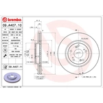 Order Front Premium Rotor by BREMBO - 09.A407.11 (1 Qty) For Your Vehicle