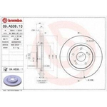 Order Front Premium Rotor by BREMBO - 09.A538.11 For Your Vehicle