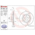 Order Front Premium Rotor by BREMBO - 09.A637.21 For Your Vehicle