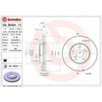 Order Front Premium Rotor by BREMBO - 09.B494.11 (1 Qty) For Your Vehicle