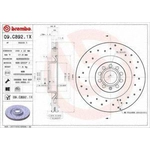 Order Front Premium Rotor by BREMBO - 09.C892.1X (1 Qty) For Your Vehicle