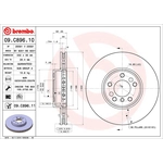 Order Front Premium Rotor by BREMBO - 09.C896.11 (1 Qty) For Your Vehicle