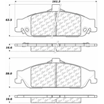 Order Front Premium Semi Metallic Pads by CENTRIC PARTS - 300.07270 For Your Vehicle