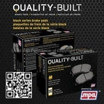 Order Plaquettes avant semi-métallique by QUALITY-BUILT - 1003-0525M For Your Vehicle