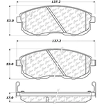 Order Front Severe Duty Semi Metallic Premium Pad by CENTRIC PARTS - 106.06530 For Your Vehicle