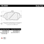 Order Front Severe Duty Semi Metallic Premium Pad by CENTRIC PARTS - 106.09080 For Your Vehicle