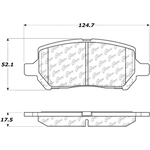 Order Front Severe Duty Semi Metallic Premium Pad by CENTRIC PARTS - 106.09560 For Your Vehicle