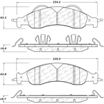 Order Front Severe Duty Semi Metallic Premium Pad by CENTRIC PARTS - 106.12780 For Your Vehicle