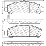 Order Front Severe Duty Semi Metallic Premium Pad by CENTRIC PARTS - 106.14010 For Your Vehicle