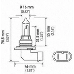 Order High Beam Headlight by HELLA - 9005-2.0TB For Your Vehicle