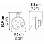 Order Klaxon by HELLA - 012010911 For Your Vehicle