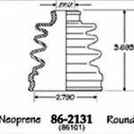 Order Ensemble de Soufflet de Joint Homocinétique intérieur by EMPI - 86-2131D For Your Vehicle