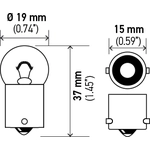 Order License Plate Light (Pack of 10) by HELLA - 5008 For Your Vehicle