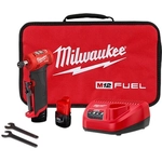 Order M12 Fuel™ 1/4" 12 V 2.0 Ah Li-ion Cordless Brushless Right Angle Die Grinder Kit by MILWAUKEE - 2485-22 For Your Vehicle