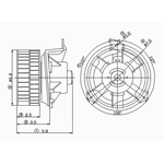 Order Nouveau moteur de ventilateur by GLOBAL PARTS DISTRIBUTORS - 2311568 For Your Vehicle