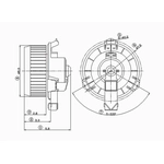 Order New Blower Motor With Wheel by GLOBAL PARTS DISTRIBUTORS - 2311561 For Your Vehicle