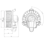 Order New Blower Motor With Wheel by TYC - 700215 For Your Vehicle