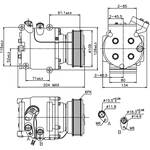 Order New Compressor by NISSENS - 89233 For Your Vehicle