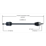 Order New CV Shaft by WORLDPARTS - 139014 For Your Vehicle