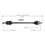 Order New CV Shaft by WORLDPARTS - 139029 For Your Vehicle