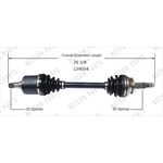 Order Arbre CV neuf by WORLDPARTS - 139054 For Your Vehicle