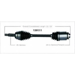 Order Arbre CV neuf by WORLDPARTS - 139111 For Your Vehicle