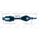 Order Arbre CV neuf by WORLDPARTS - 139116 For Your Vehicle