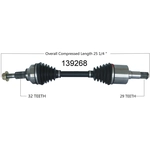 Order Arbre CV neuf by WORLDPARTS - 139268 For Your Vehicle