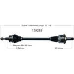 Order Arbre CV neuf by WORLDPARTS - 139285 For Your Vehicle