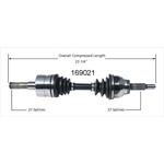 Order Arbre CV neuf by WORLDPARTS - 169021 For Your Vehicle