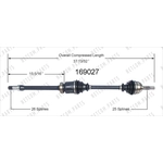 Order Arbre CV neuf by WORLDPARTS - 169027 For Your Vehicle