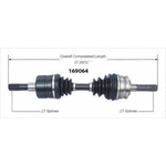 Order Arbre CV neuf by WORLDPARTS - 169064 For Your Vehicle