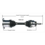 Order WORLDPARTS - 169123 - Arbre CV neuf For Your Vehicle