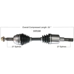 Order Arbre CV neuf by WORLDPARTS - 169168 For Your Vehicle