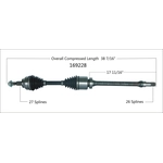 Order Arbre CV neuf by WORLDPARTS - 169228 For Your Vehicle