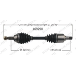 Order Arbre CV neuf by WORLDPARTS - 169290 For Your Vehicle