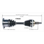 Order Arbre CV neuf by WORLDPARTS - 179030 For Your Vehicle