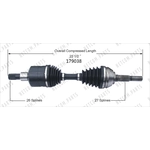 Order New CV Shaft by WORLDPARTS - 179038 For Your Vehicle