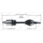 Order Arbre CV neuf by WORLDPARTS - 179045 For Your Vehicle