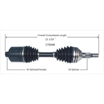 Order Arbre CV neuf by WORLDPARTS - 179048 For Your Vehicle