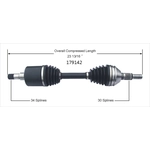 Order Arbre CV neuf by WORLDPARTS - 179142 For Your Vehicle